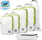 Compression Packing Cubes for Travel - Luggage and Backpack Organizer Packaging Cubes for Clothes