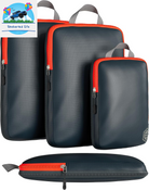 Compression Packing Cubes for Travel - Luggage and Backpack Organizer Packaging Cubes for Clothes