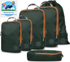 Compression Packing Cubes for Travel - Luggage and Backpack Organizer Packaging Cubes for Clothes