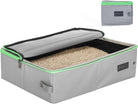 Portable Cat Litter Box: Leak-Proof, Lightweight, and Foldable Design for Convenient Travel (Black, 17 inches)
