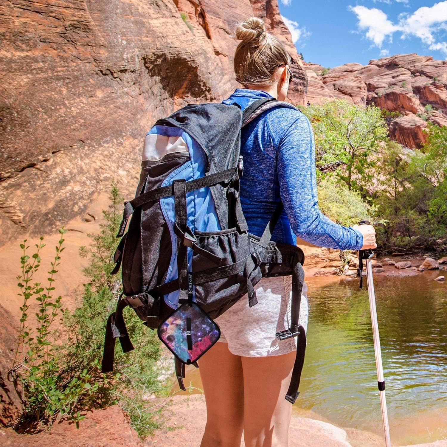 Galactic Pee-Pad: The Stylish Space Rag for Women Who Can't Hold It During Outdoor Adventures, Eco-Chic Wipes for When Nature Calls!