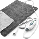 PureRelief XL Heating Pad – 12” x 24” Electric Pad for Back Pain & Cramps, 6 Heat Levels, Auto-Off