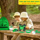 GINMIC Kids Explorer Kit & Bug Catching Kit, 11 Pcs Outdoor Exploration Kit for Kids Camping with Binoculars, Adventure, Hunting, Hiking, Educational Toy Gift for 3-12 Years Old Boys Girls