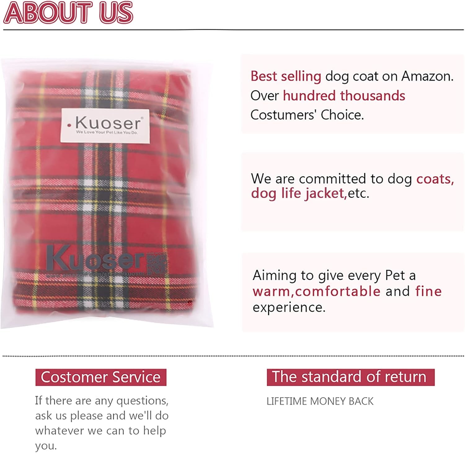 Reversible British Style Plaid Dog Winter Coat – Waterproof & Warm for Small, Medium & Large Dogs