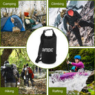 Bear Food Bag Hanging System, Easy to Throw Bear Bag Kit for Camping with a 10L Waterproof Bear Bag Backpacking, Survival Utility Rope, Carabiner