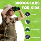 GINMIC Kids Explorer Kit & Bug Catching Kit, 11 Pcs Outdoor Exploration Kit for Kids Camping with Binoculars, Adventure, Hunting, Hiking, Educational Toy Gift for 3-12 Years Old Boys Girls