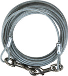 Petmate Cider Mills Dog Tie Out Cable - 1700 Lbs Break Strength - 30Ft Cable, Silver