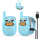 Qniglo Walkie Talkies for Kids Rechargeable, 3-14 Year Old Girls,Boys Gifts,Kids Walky Talky with FM for Outdoor Camping Games,Christmas Birthday Gift for 5 - 10 Year Old Teens Toddlers