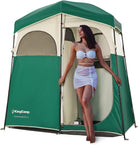 Camping Shower Tent Oversize Space Privacy Tent Portable Outdoor Shower Tents for Camping with Floor Changing Tent Dressing Room Easy Set up Shower Privacy Shelter 1 Room/2 Rooms Toilet Tent