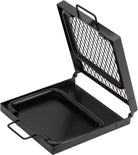 VEVOR Folding Campfire Grill, Heavy Duty Steel Mesh Grate, 22.4" Portable Camping Grates over Fire Pit, Camp Fire Cooking Equipment with Legs Carrying Bag, Grilling Rack for Outdoor Open Flame Cooking