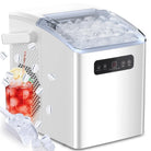 Countertop Portable Ice Maker, Self-Cleaning with Handle, Ice Scoop, 2 Sizes of Bullet Ice Cubes