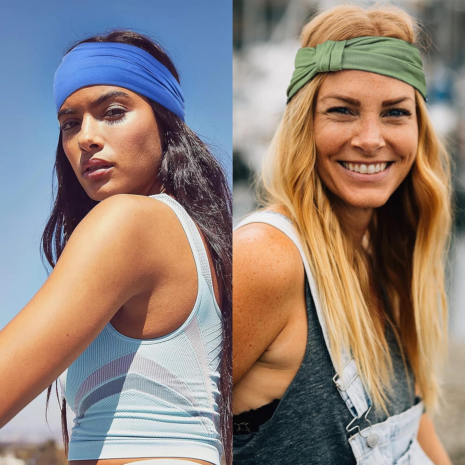 6-Pack of Ultra-Stretch Headbands: Maintain Hair Control While Achieving Your Fitness Goals (Includes Bonus Hair Ties for Added Convenience)