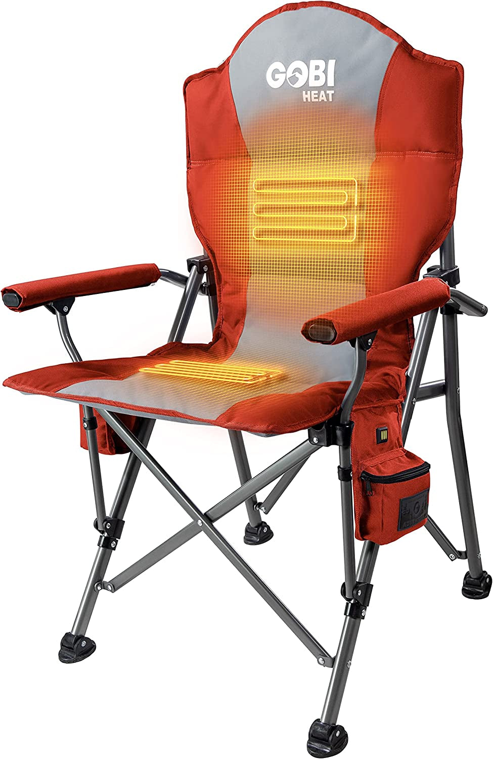 Gobi Heat's Toast Your Tush Terrain Chair - The Ultimate Recliner for Frostbite-Free Adventures with a Side of Warmth!