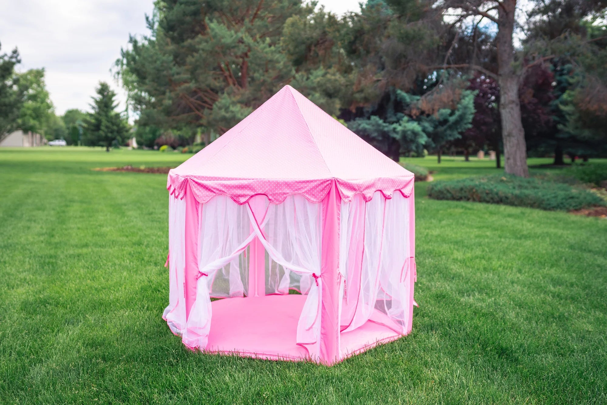 Princess Castle Tent for Indoor/Outdoor Use - Polyester - Age Group 2+