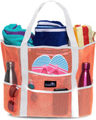 Mesh Sand Free Bag - Strong Lightweight Bag for Beach & Vacation Essentials. Tons of Storage!