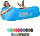 Inflatable Lounger Air Sofa Chair–Camping & Beach Accessories–Portable Water Proof Couch for Hiking, Picnics, Outdoor, Music Festivals & Backyard–Lightweight and Easy to Set up Air Hammock