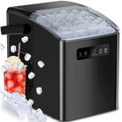 Countertop Portable Ice Maker, Self-Cleaning with Handle, Ice Scoop, 2 Sizes of Bullet Ice Cubes