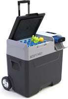 ACOPOWER & Lioncooler 12V Car Refrigerator: 32Qt, Rechargeable, Solar-Powered & Smart App Control