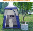 Camping Shower Tent Oversize Space Privacy Tent Portable Outdoor Shower Tents for Camping with Floor Changing Tent Dressing Room Easy Set up Shower Privacy Shelter 1 Room/2 Rooms Toilet Tent