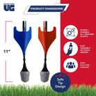 University Games Lawn Darts | Classic Toss Game & Backyard Party Toy for Families, Indoor/Outdoor Use