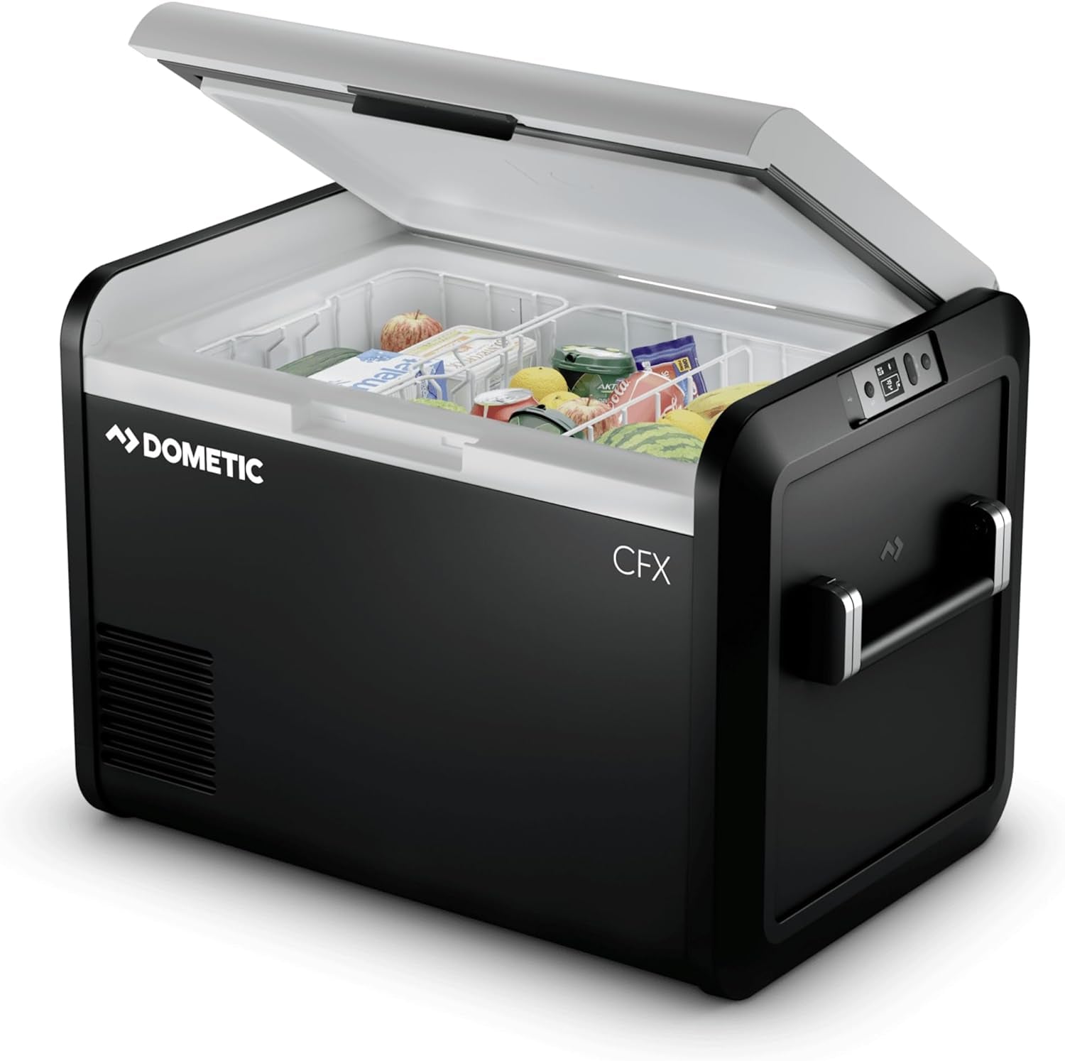 Dometic CFX3 75-Liter Dual Zone Portable Refrigerator and Freezer, Powered by AC/DC or Solar…