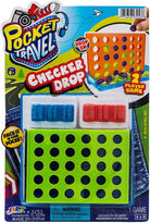 Mini Connect Travel Game Board (24 Toys) Family Board Games for Kids. Pocket Size Travel Games. Indoor & Outdoor Toys. Classic Checkers Party Favors. 3253-24S