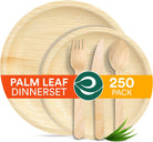 ECO SOUL Compostable Palm Leaf Dinnerware: Eco-Friendly, Durable & Microwave-Safe