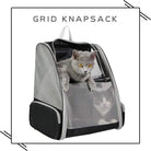 Sleek Black Space Bubble Backpack for Pets on the Go