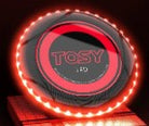 TOSY Ultra-Bright LED Flying Disc: 36 LEDs, Rechargeable, Smart Motion Sensors & Pro Design - Uncharted Life