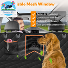 Kytely Dog Car Seat Cover: Waterproof, Anti-Slip, & Hammock Style for Cars, Trucks, and SUVs