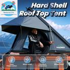 Rooftop Tent Hard Shell Roof Top Tent Hardshell Suitable for Jeep SUV Truck Van，Camping Car Roof Tent for 2-3 Person
