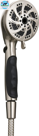 ETL Fury RV Handheld Shower: 5 Spray Settings, 72-Inch Hose & Adjustable Pressure Control