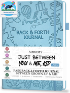 Just between You and Me Kid Journal - a Back & Forth Journal for Grown-Up & Kid / Parent & Child to Strengthen Bond, Build Communication, and Share Memories, Interactive Writing Prompts for Kids & Adults, Gift for Girls Boys, 7"X10"-Light Purple