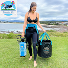 Portable Pressurized Shower - Bliss Out 2.1G - Manual Pump System - Insulated Cover for Hot/Cold Water - Perfect as a Camp, Surf, Beach, Dog and Outdoor Shower - No Power Needed