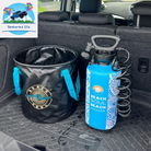 Portable Pressurized Shower - Bliss Out 2.1G - Manual Pump System - Insulated Cover for Hot/Cold Water - Perfect as a Camp, Surf, Beach, Dog and Outdoor Shower - No Power Needed