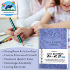 Just between You and Me Kid Journal - a Back & Forth Journal for Grown-Up & Kid / Parent & Child to Strengthen Bond, Build Communication, and Share Memories, Interactive Writing Prompts for Kids & Adults, Gift for Girls Boys, 7"X10"-Light Purple
