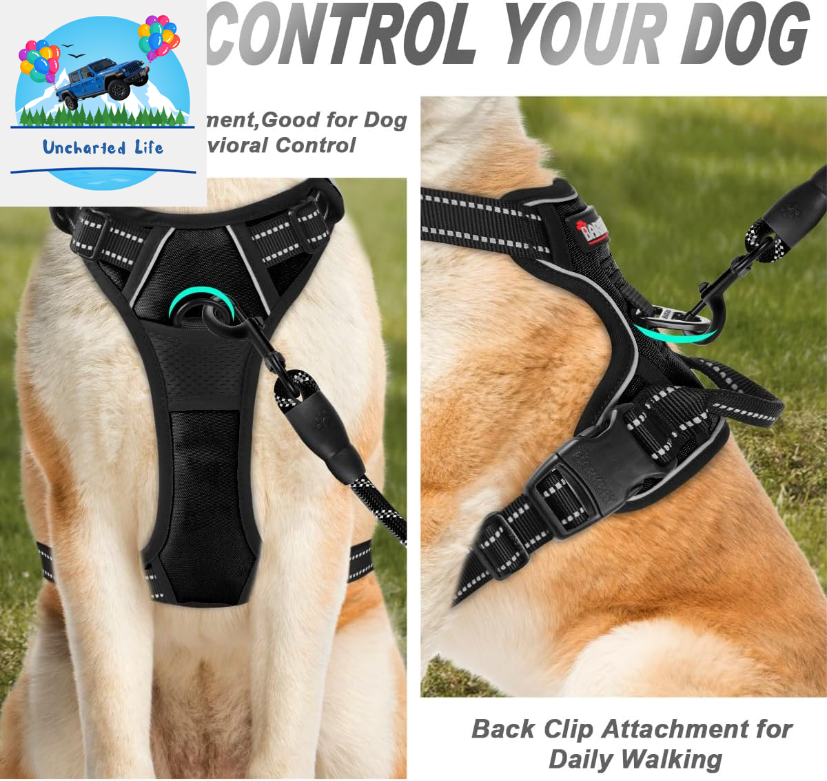 BARKBAY No-Pull Dog Harness – Adjustable, Reflective & Durable