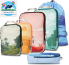 Compression Packing Cubes for Travel - Luggage and Backpack Organizer Packaging Cubes for Clothes