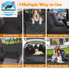 Kytely Dog Car Seat Cover: Waterproof, Anti-Slip, & Hammock Style for Cars, Trucks, and SUVs