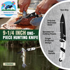Hatchet and Machete Knife Set with Sheath, One-Piece Axe & Hunting Knives with Paracord Handle, Zoomable Flashlight, Many Other Tools, Ideal Gift for Men Who Likes Hunting Outdoor Adventure