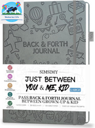 Just between You and Me Kid Journal - a Back & Forth Journal for Grown-Up & Kid / Parent & Child to Strengthen Bond, Build Communication, and Share Memories, Interactive Writing Prompts for Kids & Adults, Gift for Girls Boys, 7"X10"-Light Purple